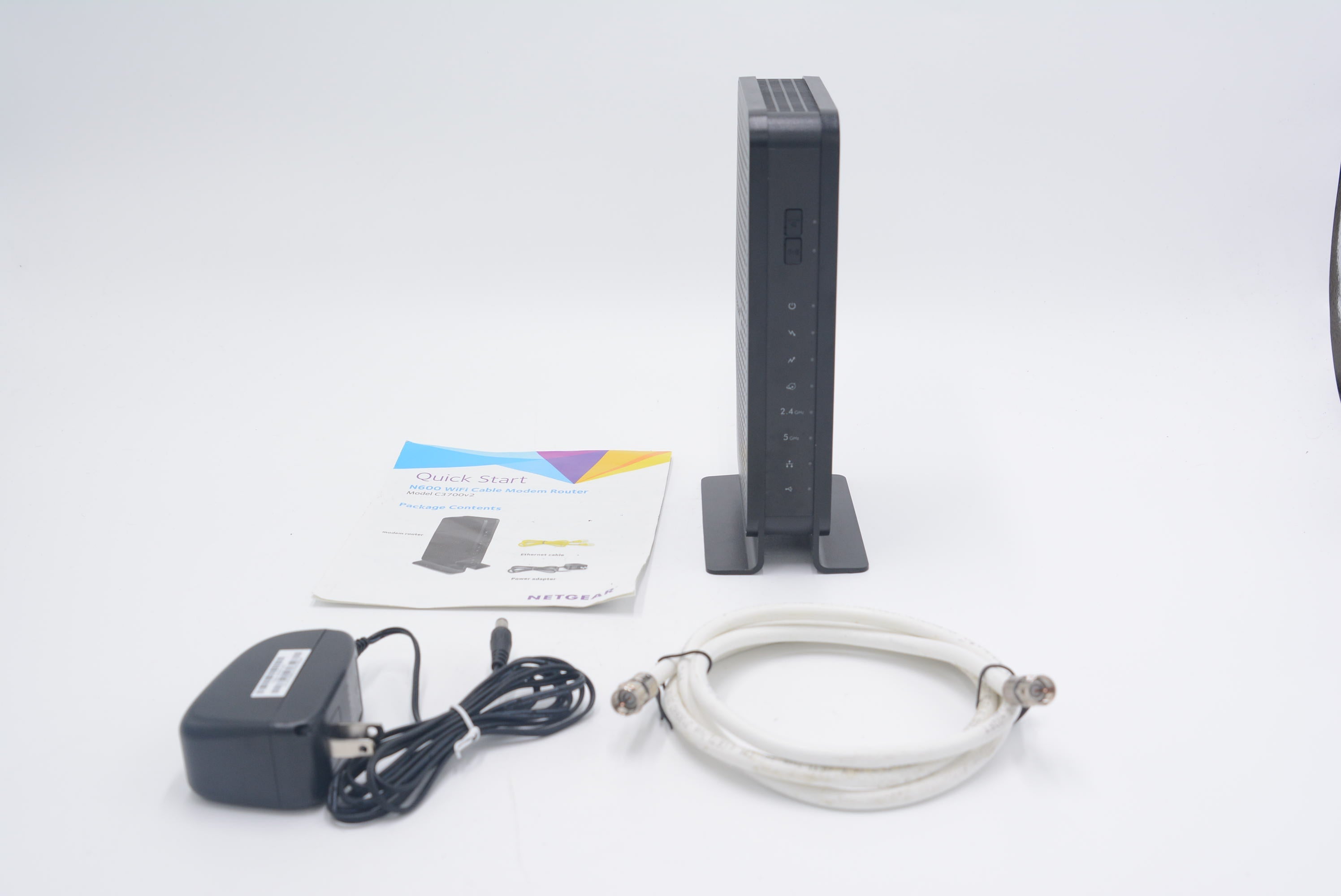Netgear C3700V2/A3A9A C3700 V2 N600 WiFi Cable Modem Router, Used - AVC photo video store