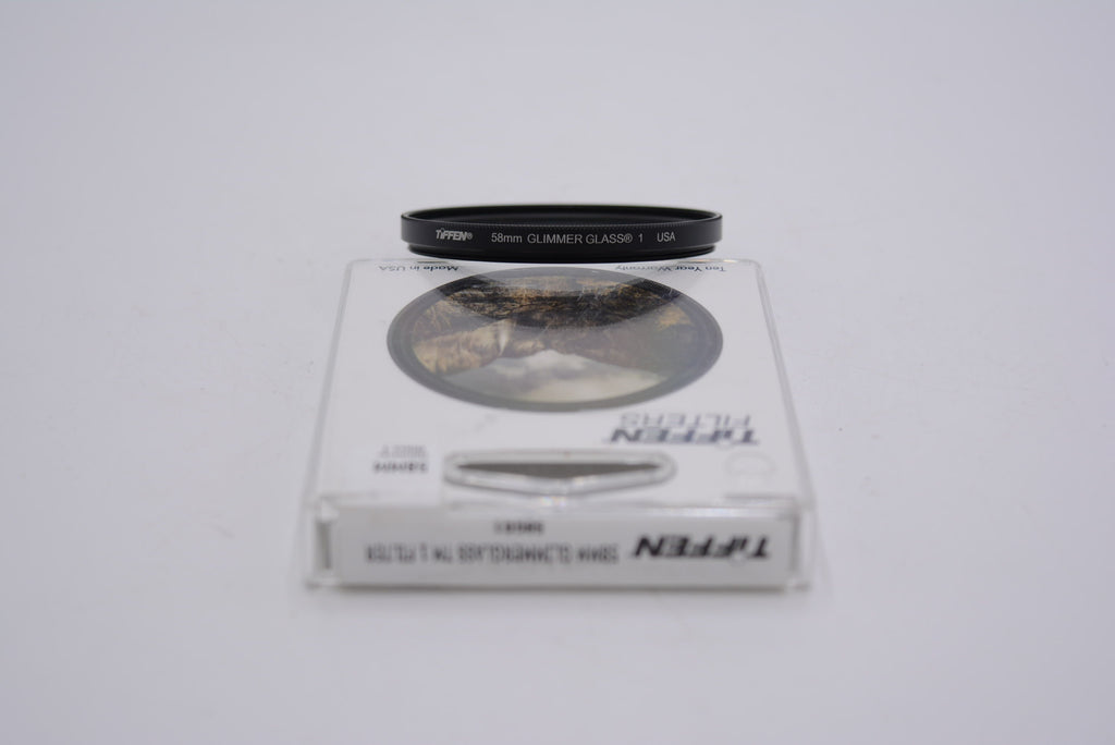 Tiffen 58mm Glimmer Glass 1 Filter, Used - AVC photo video store