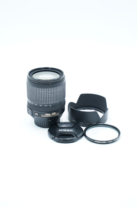 Nikon AFS18105GEDVR/27766 AF-S DX 18-105mm f/3.5-5.6G ED VR, Used