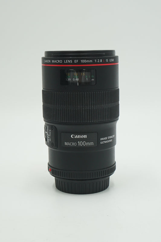 Canon EF10028LMIS/62838 EF 100mm f/2.8L Macro IS USM, Used