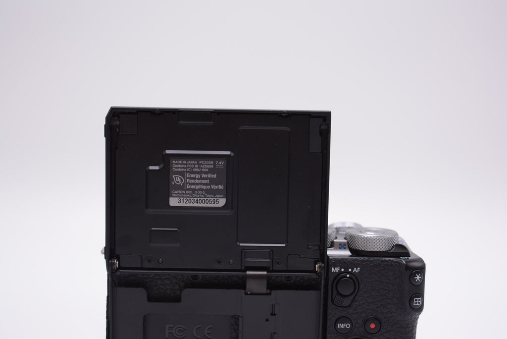 Canon EOSM6MII/EFM1545/00595 EOS M6 Mark II Mirrorless Camera W/EF-M 15-45mm f.3.5-6.3 Lens + EVF-DC2 Micro Viewfinder, Used - AVC photo video store
