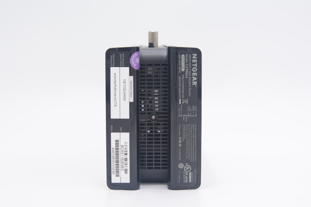 Netgear C3700V2/A3A9A C3700 V2 N600 WiFi Cable Modem Router, Used - AVC photo video store