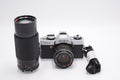 Minolta XG1/29473 XG1 35mm Manual SLR Camera + Albinar Dual Lens Kit (FOR PARTS), Used - AVC photo video store