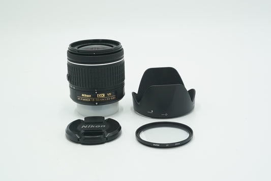 Nikon AFP1855GDXVR/23650 AF-P DX Nikkor 18-55mm f/3.5-5.6G VR, Used