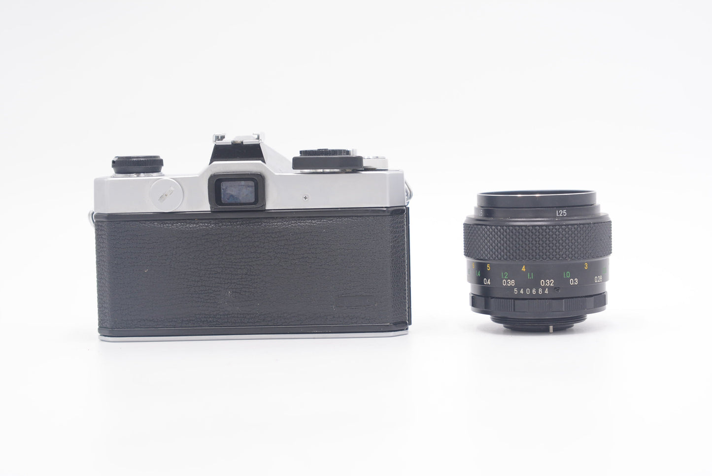 Fujica ST605/33144 35mm camera + 55mm f/3.5, Used