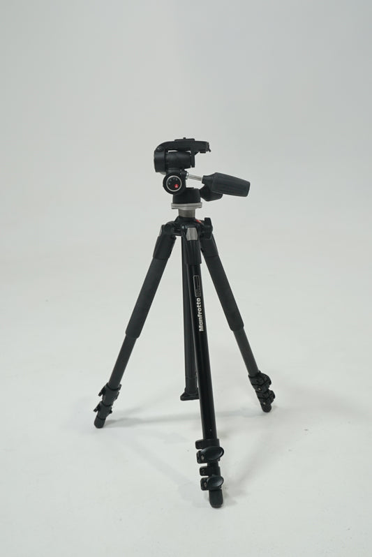 Manfrotto 190XB Aluminum Tripod w/804RC2 3-Way Head, Used