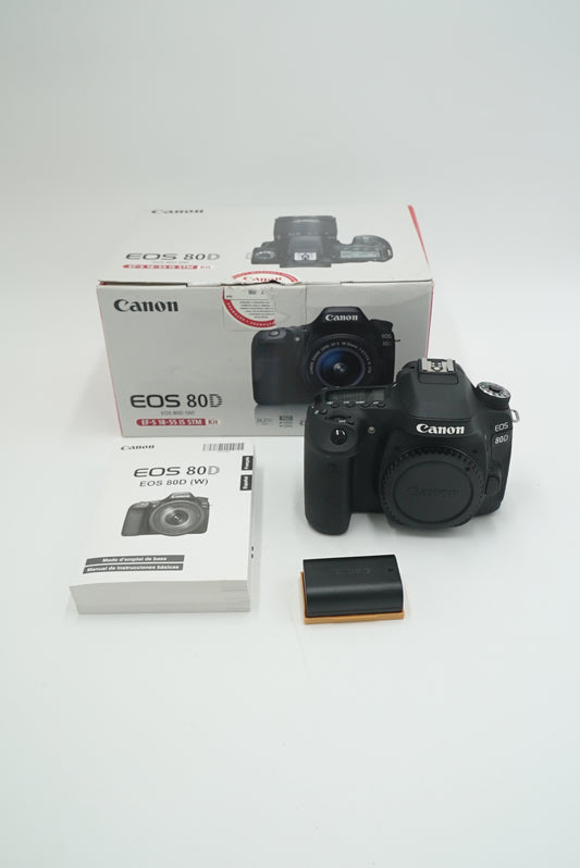 Canon EOS80D/BODY/00942 EOS 80D, Body Only, Used
