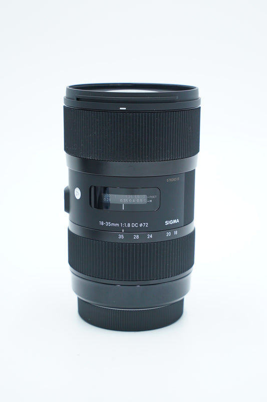Sigma 1835/1.8C/26315 18-35mm f/1.8 DC HSM ART Lens F/Canon, Used