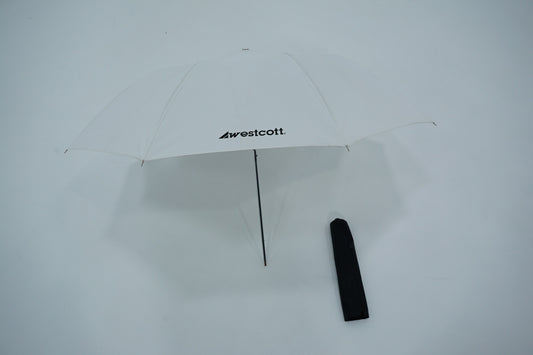 Westcott Optical White Satin Diffusion Umbrella (43"), Used