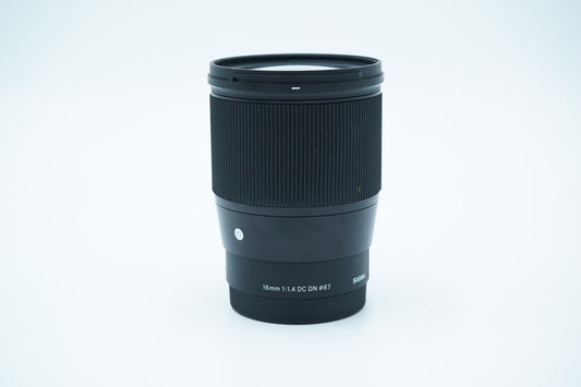 Sigma 16/1.4S/20748 16mm f/1.4 DC DN Contemporary F/Sony, Used