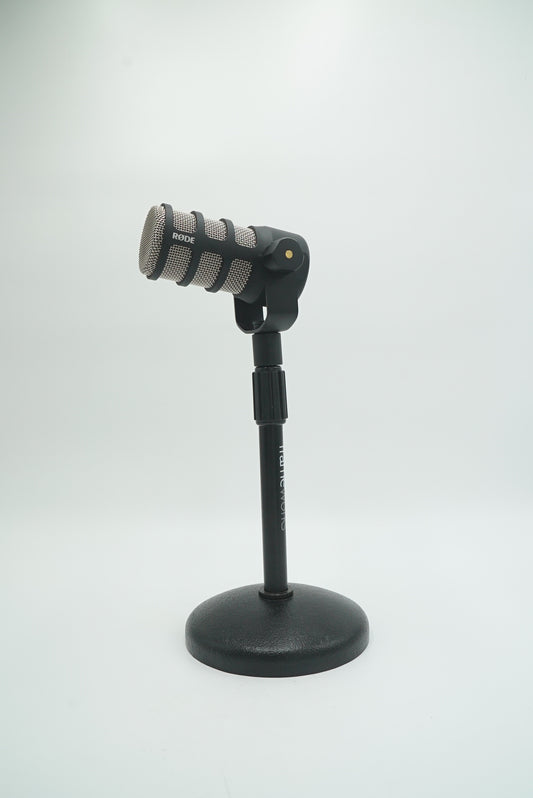 Rode Podmic Dynamic Podcasting Microphone + Gator XLR Stand, Used