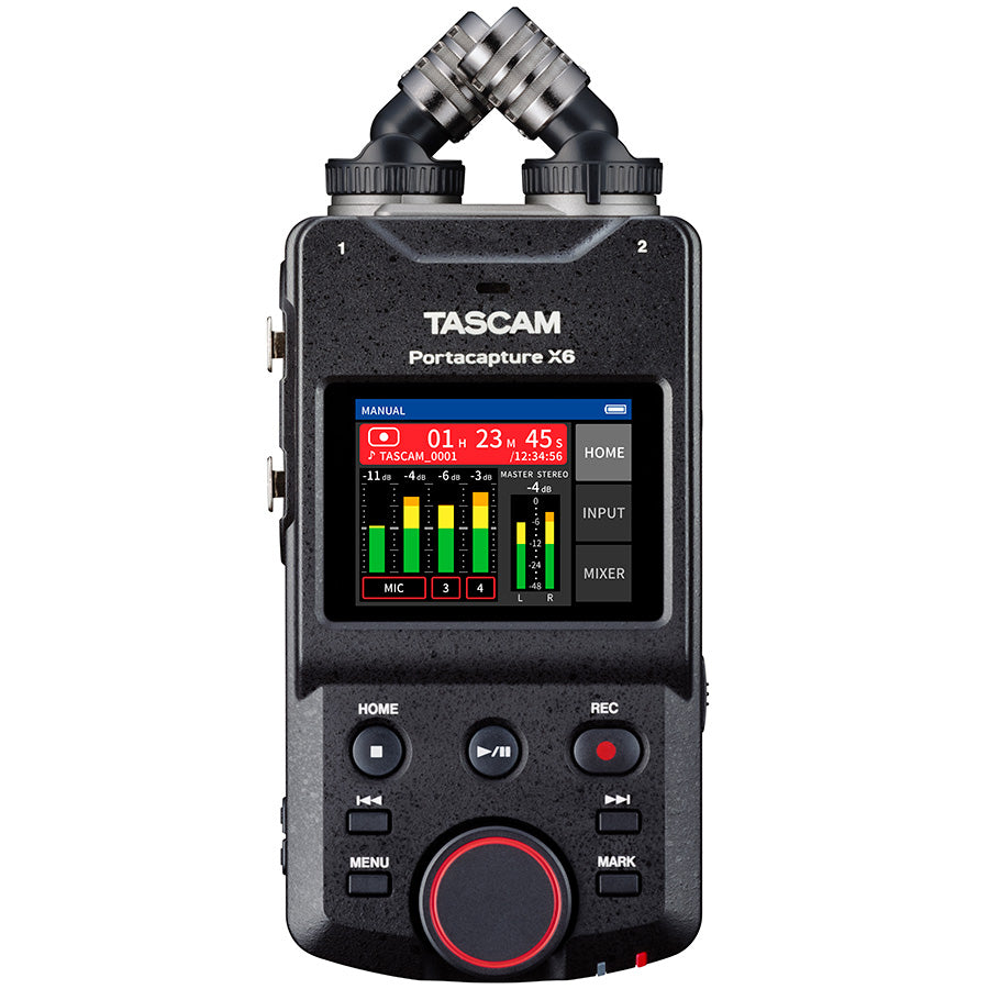 TASCAM Portacapture X6 32-Bit 6-Channel Multitrack Field Recorder #40974, Open Box
