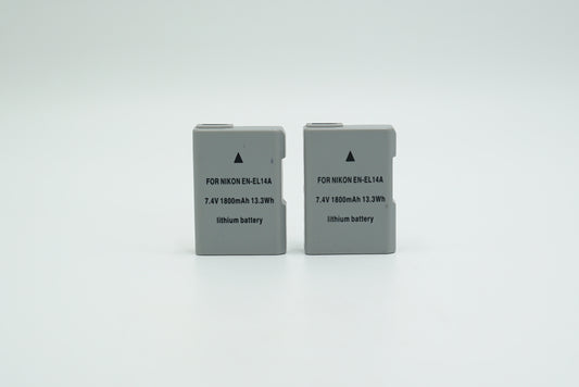 Generic ENEL14A Replacement Battery (set of 2), Used