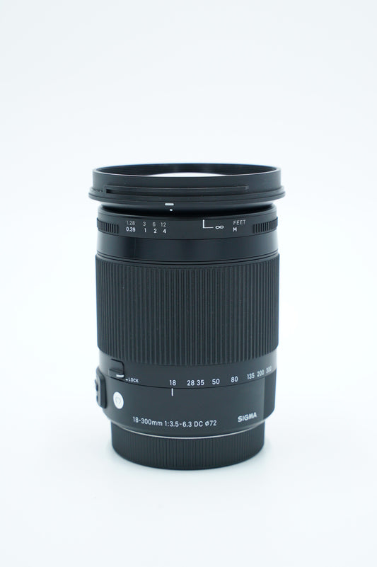 Sigma 18300C/82017 18-300mm f/3.5-6.3 DC F/Canon, Used