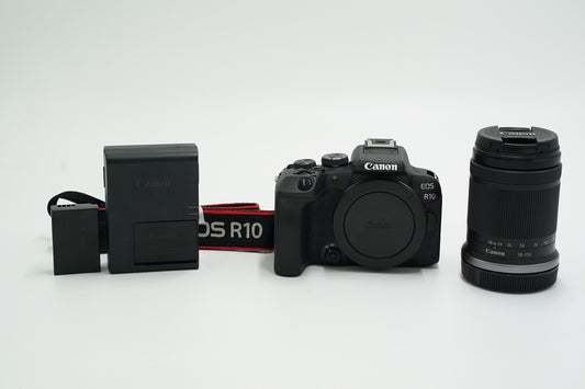 Canon EOSR10/18150/02089 EOS R10, RF-S 18-150mm f/3.5-6.3 IS STM Lens Kit, Used