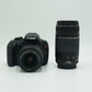 Canon EOSREBELT5/DUALLENS/76502 Rebel T5, EF-S 18-55mm f/3.5-5.6 IS II + EF 75-300mm f/4-5.6 III, Used