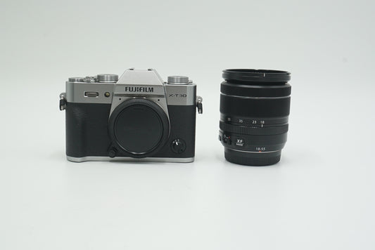 Fujifilm XT30II/1855/S/09052, XT30 II XF 18-55mm f/2.8-4 R Lens Silver, Used