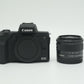 Canon M50/1545/00212 EOS M50 + 15-45mm Lens, Used