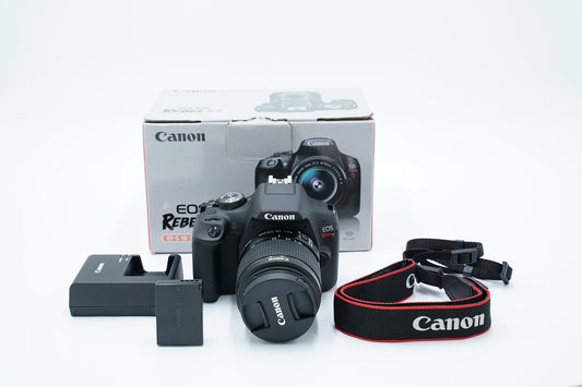 Canon EOSREBELT7/1855/23631 Rebel T7, EF-S 18-55mm f/3.5-5.6 IS II, Used