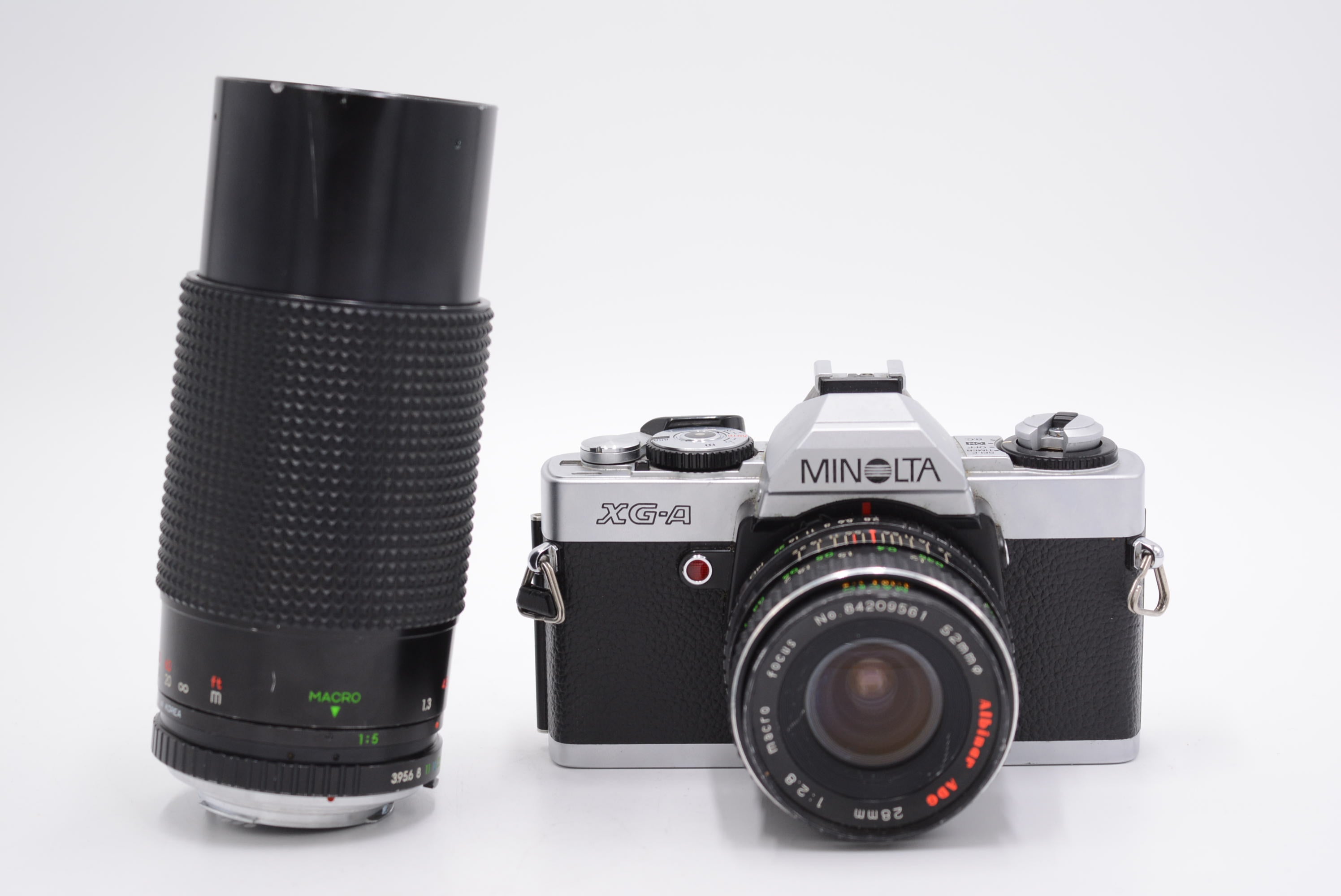 Minolta XG1/29473 XG1 35mm Manual SLR Camera + Albinar Dual Lens Kit (FOR PARTS), Used - AVC photo video store
