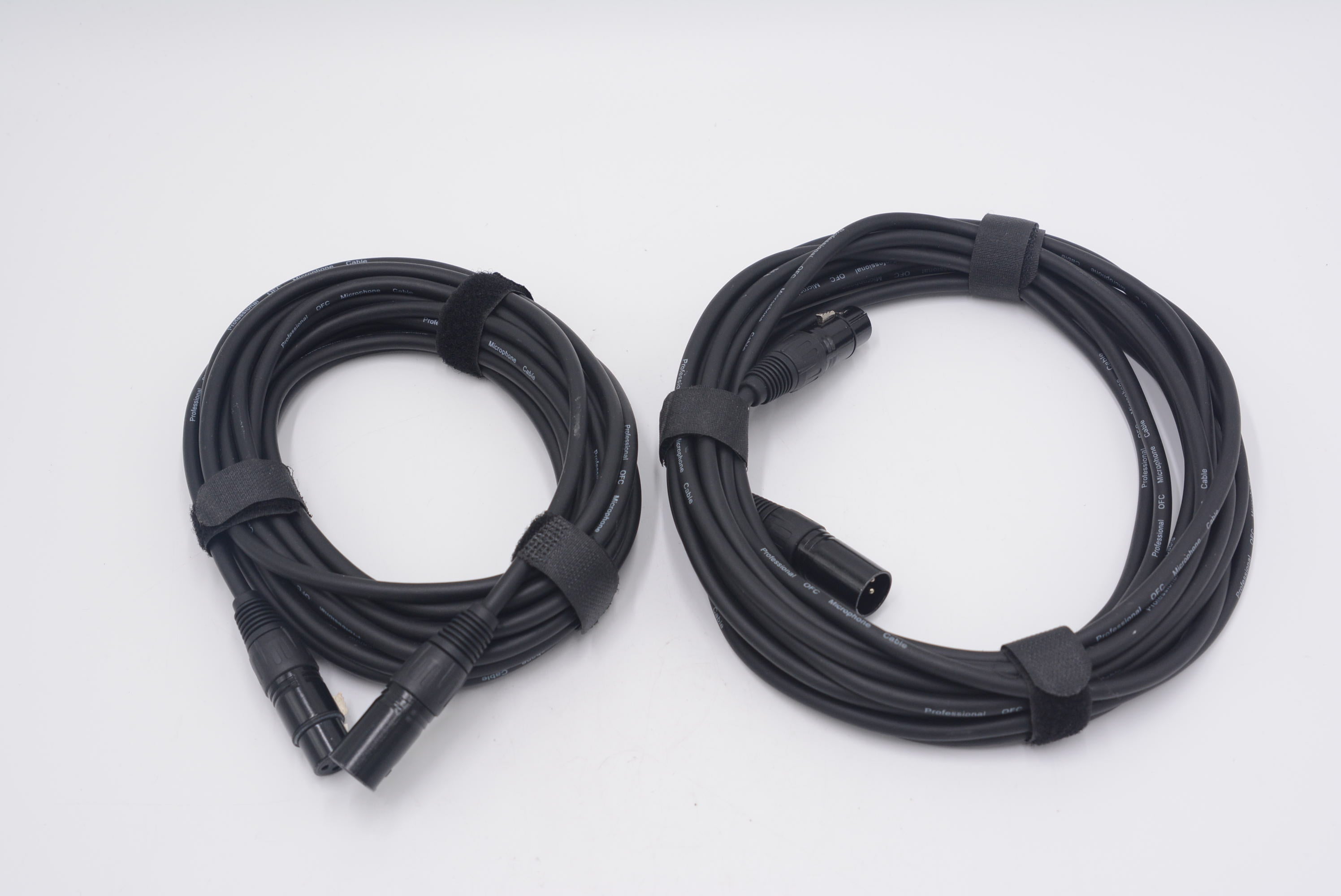 Generic XLR Dual Pack Professional OFC Microphone Cable, Used - AVC photo video store
