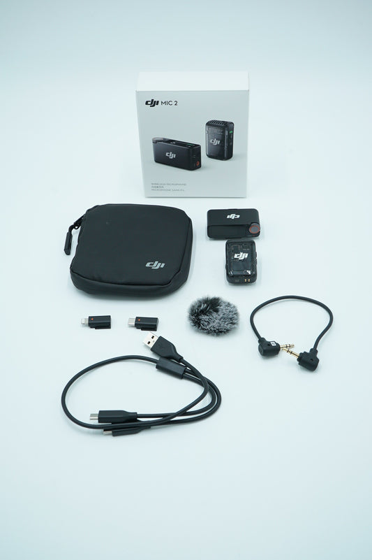 DJI MIC2/2077A MIC 2 Wireless Microphone (1 TX + 1 RX), Used