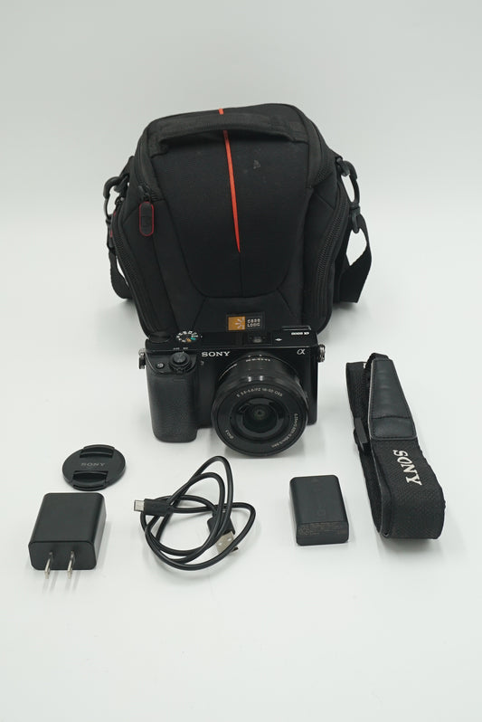 Sony A6000L/24254 A6000 w/ 16-50mm f3.5-5.6 OSS, Used