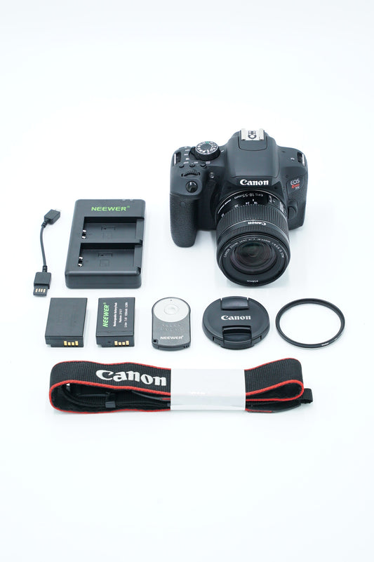 Canon EOSREBELT7i/02793 EOS Rebel T7i w/ EF-S 18-55mm f4-5.6 IS USM, Used