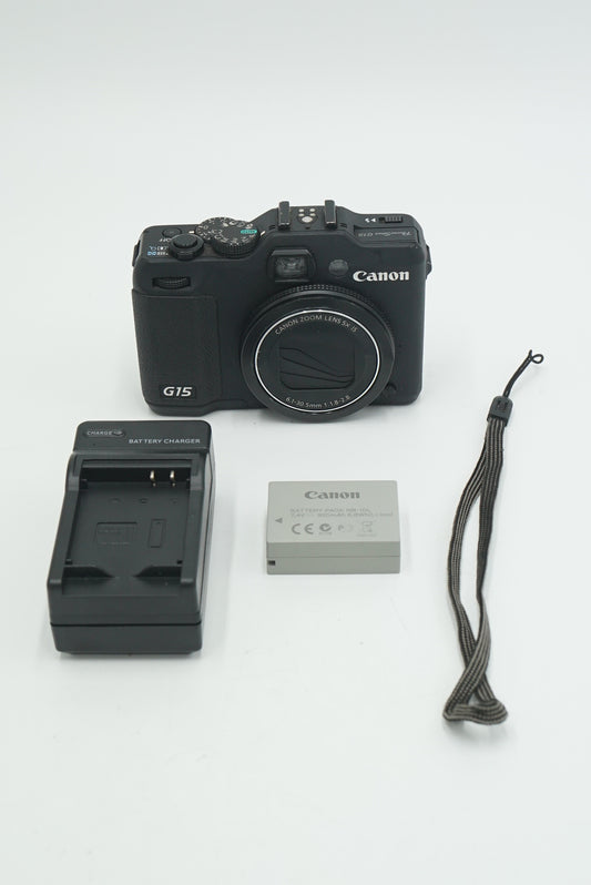 Canon G15/00485 G15 PowerShot Camera, Used