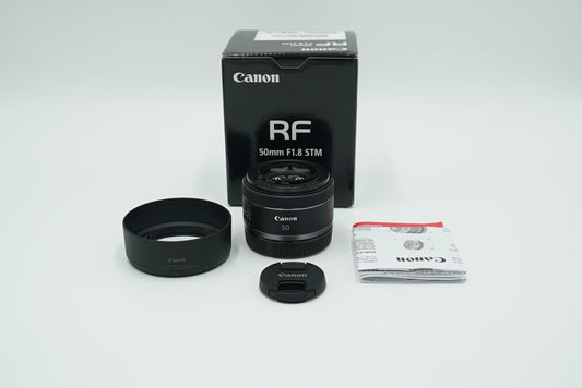 Canon RF50/1.8/13129 RF 50mm f/1.8 STM, Used