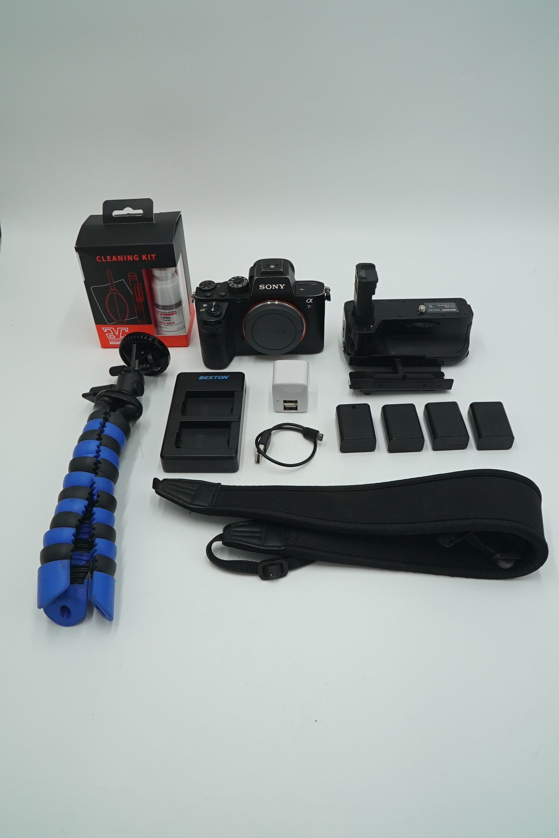 Sony A7RII/3421979 A7R Mark II Body Only + Battery Grip + Mini Tripod, Used - AVC photo video store