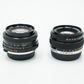 Olympus OM2N/95712 OM-2n Film Camera + Zuiko 50mm f/1.8 Lens + Vivitar 28mm f/2.8 + Shutter Release Cable, Used