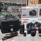 Canon EOSREBELT7/DUALLENS/33681 Rebel T7, EF-S 18-55mm f/4-5.6 IS STM + EF 75-300mm f/4-5.6 III, Used