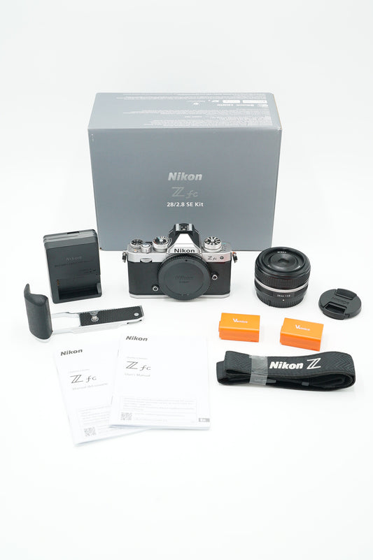 Nikon ZFc/28/21126 ZFc Camera w/28mm Lens + Smallrig Extender Grip, Used