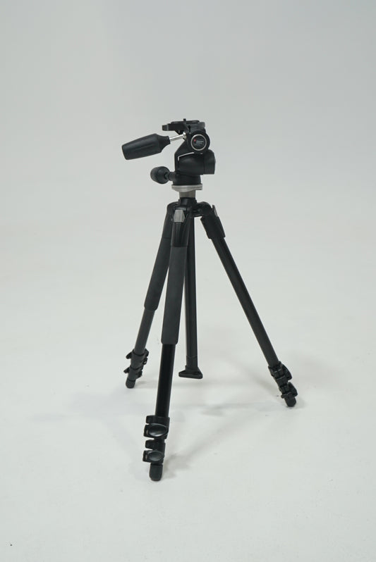Manfrotto 190XB Aluminum Tripod w/804RC2 3-Way Head, Used