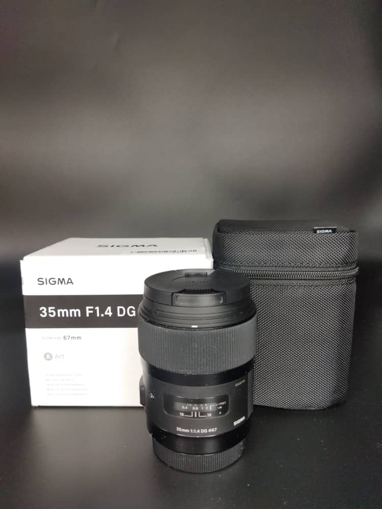 Sigma 35/1.4C/30746 35mm f/1.4 DG HSM ART Lens F/Canon, Used