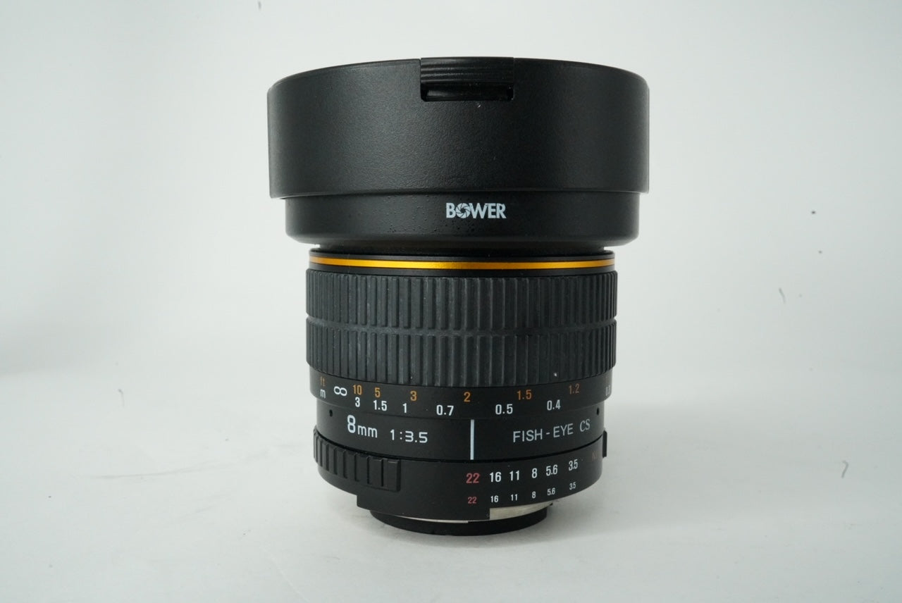 Bower 8mm FishEye CS F/Nikon, Used