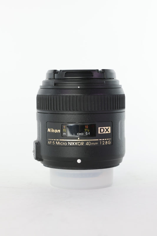 Nikon AFS40/2.8G/84636 AF-S DX Micro NIKKOR 40mm f/2.8G, Used
