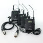 Sennheiser/Gator Kit, EWG4 Wireless Lavalier System (4 units) + 10-Rack Space Case (Power Supply/Cables), Used