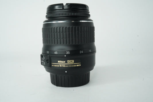 Nikon AFS1855GEDII/14838 AF-S DX NIKKOR 18-55mm f/3.5-5.6G II, Used