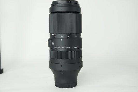 Sigma 100400DGDN/S/74057 100-400mm F/5-6.3 Contemporary DG DN OS Lens F/Sony E, Ø67, Used