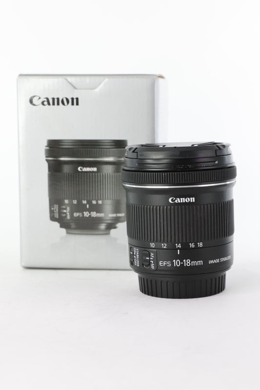 Canon EFS1018ISSTM/05332 EF-S 10-18mm f/4.5-5.6 IS STM, Used