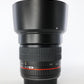 Samyang SAY85/1.4/30449 85mm f/1.4 AS IF UMC F/Canon EF, Used