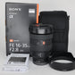 Sony SEL1635GM/1918943 FE 16-35mm f/2.8 GM Lens, Used