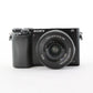Sony A6000L/6766317, A6000, E PZ 16-50mm f/3.5-5.6 OSS, Black + Meke Battery Grip, Used