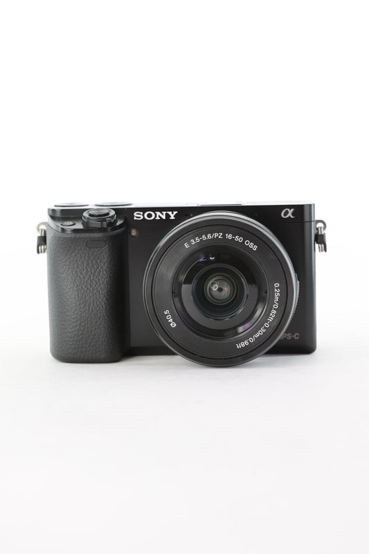 Sony A6000L/6766317, A6000, E PZ 16-50mm f/3.5-5.6 OSS, Black + Meke Battery Grip, Used