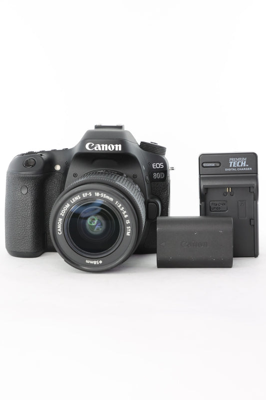 Canon EOS80D/1855/01702 EOS 80D, EF-S 18-55mm, Used