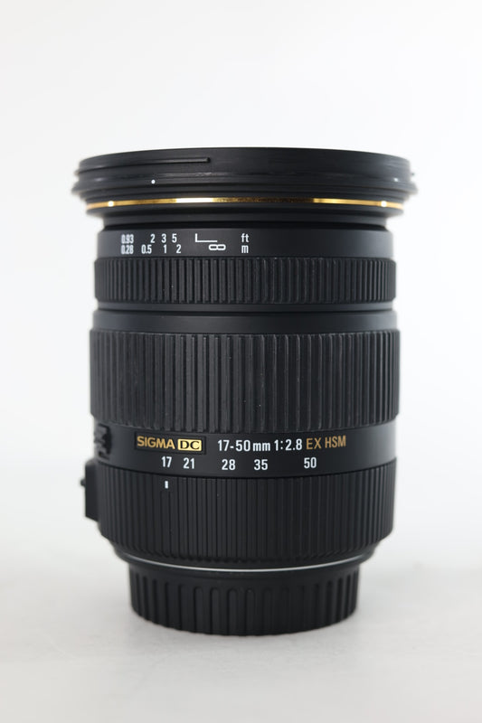 Sigma 1750/2.8C/48034 17-50mm f/2.8 EX DC OS Lens F/Canon, Used