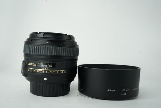 Nikon AFS50/1.8G/94877 AF-S NIKKOR 50mm f/1.8G, Used