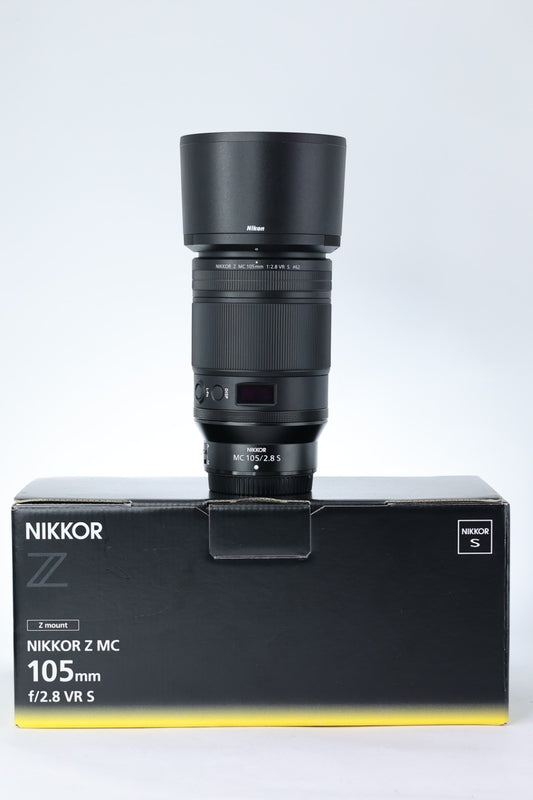 Nikon ZMC105/2.8S/37282 Z MC 105mm f/2.8 VR S Lens, Ø62, Used
